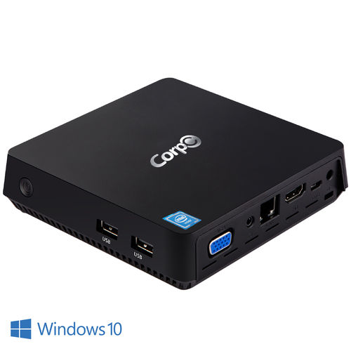 Pc Mini Corpc Box Intel Quad Core 4gb Ssd 32gb Windows 10 Wifi Bluetooth Hdmi Bivolt