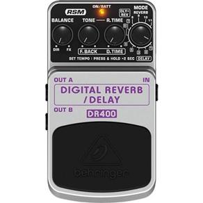 Pedal Behringer DR400 Digital Reverb/Delay - PD0326