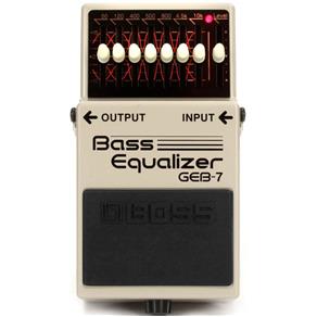 Pedal Equalizador para Contrabaixo Boss Geb-7 Bass Equalizer