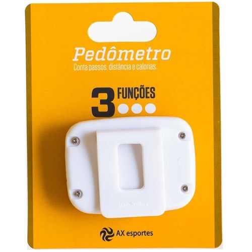 Pedômetro Digital Ax Esportes Com 3 Funções - Fa507