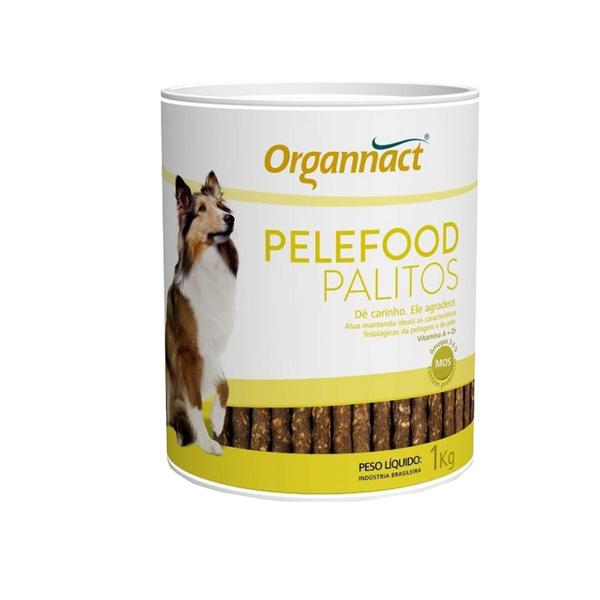 Pelefood Palitos 1Kg Organnact Suplemento Cães