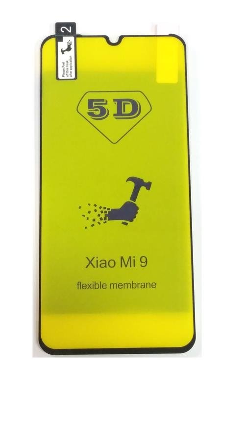 Película de Gel 5D Frontal Xiaomi Redmi 9 Preto
