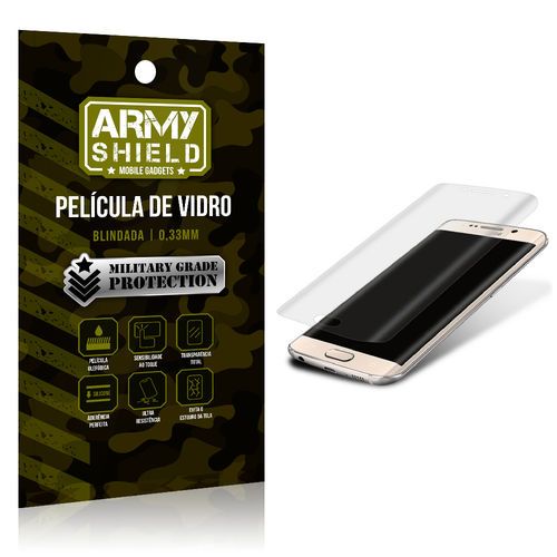 Película de Vidro Curva Samsung S7 Edge - Armyshield