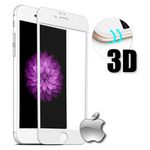 Película de Vidro 3d Borda Branco para Iphone 6 Tela Curva Cola na Tela Toda