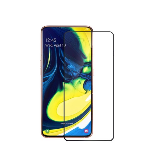 Pelicula de Vidro 3D Samsung Galaxy A80 2019 Tela Toda