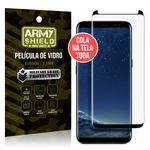 Película de Vidro Elite 360 Fixa na Tela Inteira Samsung Galaxy S8 Plus - Armyshield
