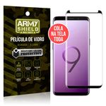 Película de Vidro Elite 360 Fixa na Tela Inteira Samsung Galaxy S9 - Armyshield