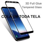 Pelicula de Vidro Temperado Galaxy S8 Plus - 5d Curvada Cola a Tela Toda