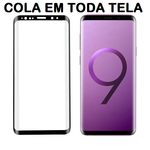 Pelicula de Vidro Temperado Galaxy S9 Plus - 5d Curvada Cola a Tela Toda