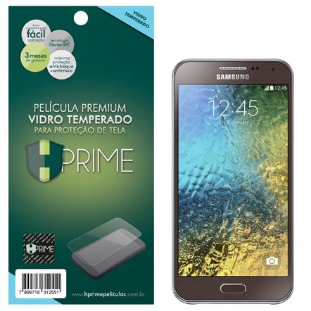 Película Hprime de Vidro Temperado para Samsung Galaxy E7