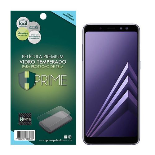 Película Hprime Vidro Temperado Samsung Galaxy A8 Plus 2018