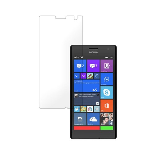 Película Para Lumia 730 Dual 735 De Ultra Resistência - Fosca Antirreflexos E Antidigitais - Husky