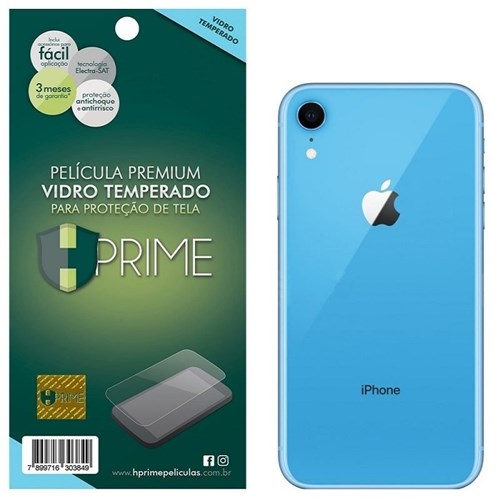 Tudo sobre 'Pelicula Premium Hprime para Apple Iphone Xr - Verso - Vidro Temperado'