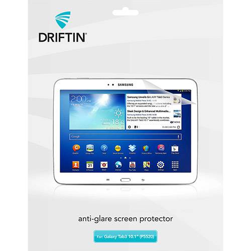 Película Protetora para Galaxy Tab 3 10.1" Anti Risco Driftin Fosca