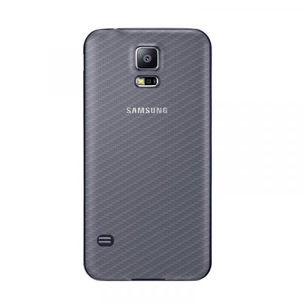 Película Traseira de Fibra de Carbono Transparente para Samsung Galaxy S5 - Gorila Shield