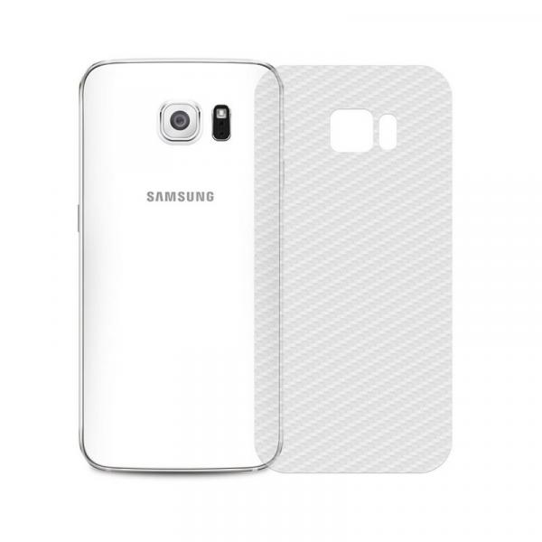 Película Traseira de Fibra de Carbono Transparente para Samsung Galaxy S6 - Gorila Shield