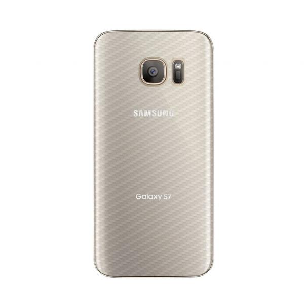 Película Traseira de Fibra de Carbono Transparente para Samsung Galaxy S7 - Gorila Shield