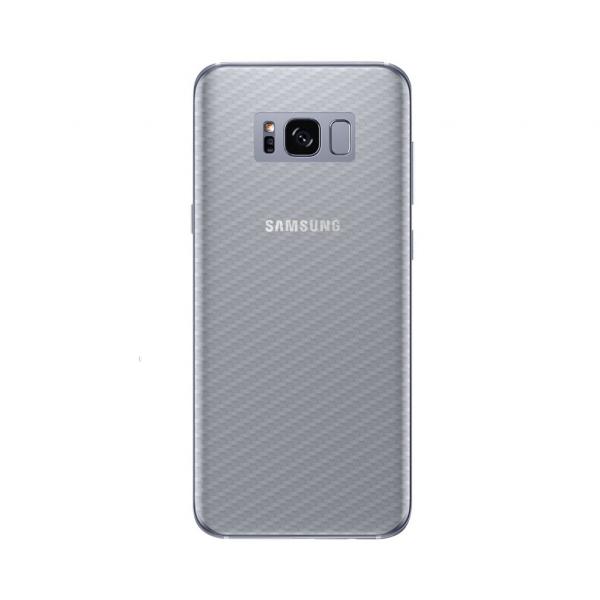 Película Traseira de Fibra de Carbono Transparente para Samsung Galaxy S8 - Gorila Shield