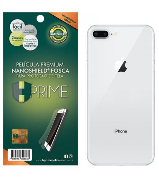 Pelicula Traseira Premium Hprime NanoShield Fosca Iphone 7 Plus / Iphone 8 Plus - Hprime Películas
