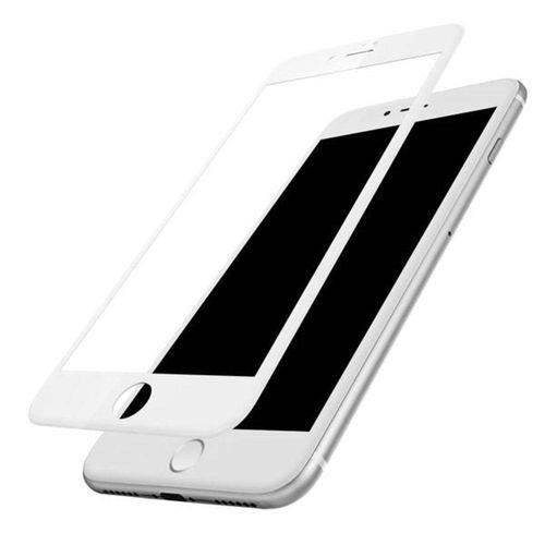 Pelicula Vidro 3d Borda Curva Cobertura Tot Iphone 6, 6s e 7 - Borda Branca