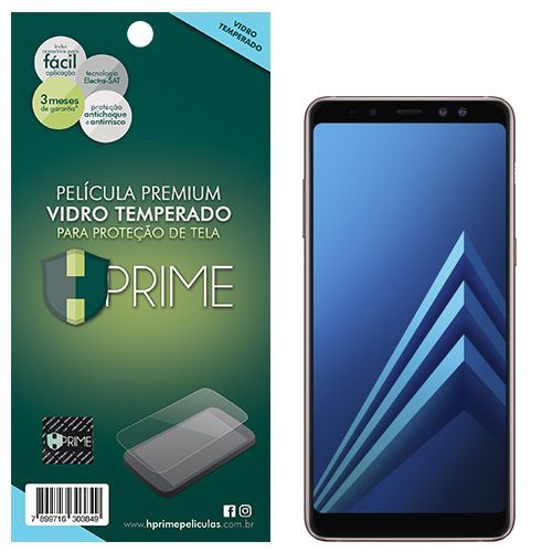 Película Vidro Temperado Premium HPrime Samsung Galaxy A8 2018