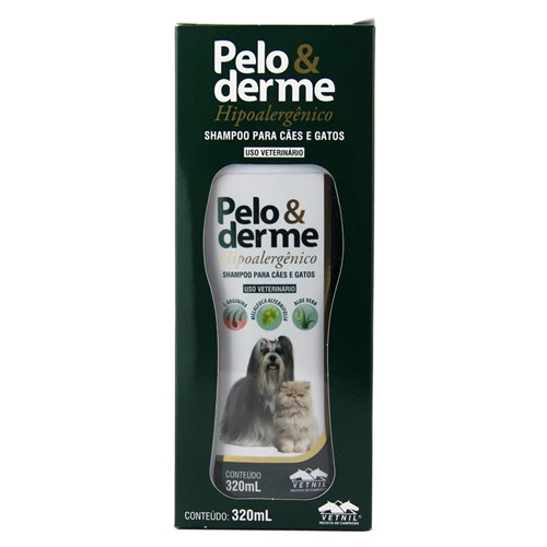 Pelo e Derme Shampoo Hipoalergênico 320ml Vetnil Cães e Gatos