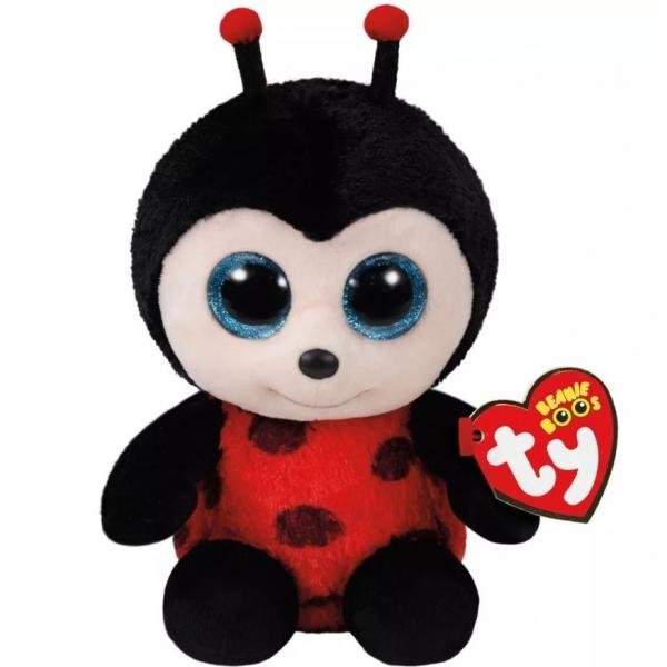 Pelúcia Beanie Boos Joaninha Izzy - DTC