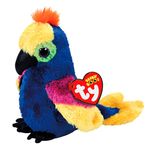 Pelúcia Beanie Boos Papagaio Ty Multicolorido