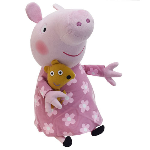 Pelúcia Beanie Buddies Ty Peppa Pig Grande - Dtc