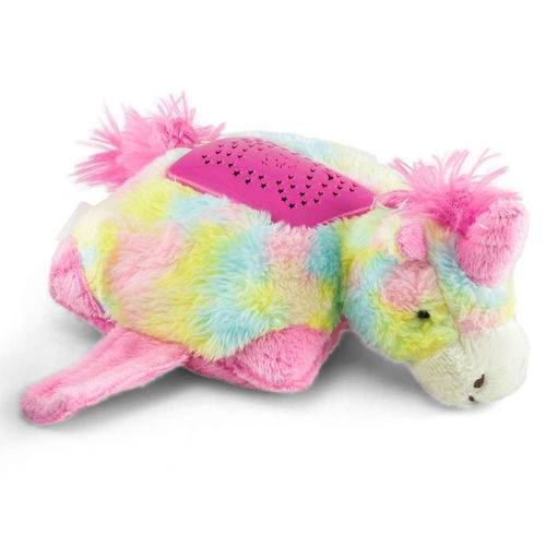 Pelúcia com Luzes - Pillow Pets - Pets Coloridos - Rainbow Unicorn - Dtc
