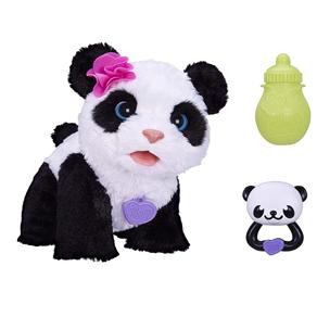 Pelúcia Eletrônica Pam Pam Minha Bebê Panda Fur Real Hasbro A7275
