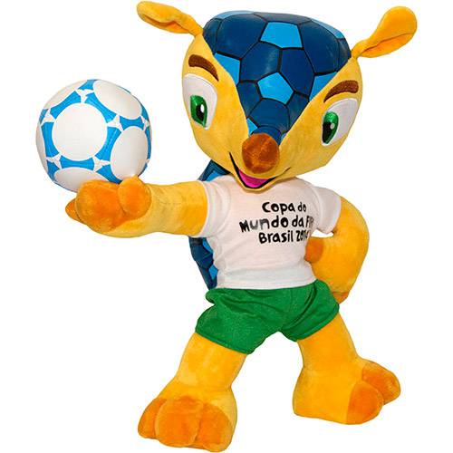 Pelúcia Fuleco 30cm Copa do Mundo da FIFA 2014