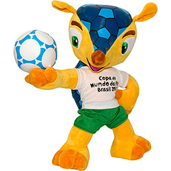 Pelúcia Fuleco 30cm Copa do Mundo da FIFA 2014