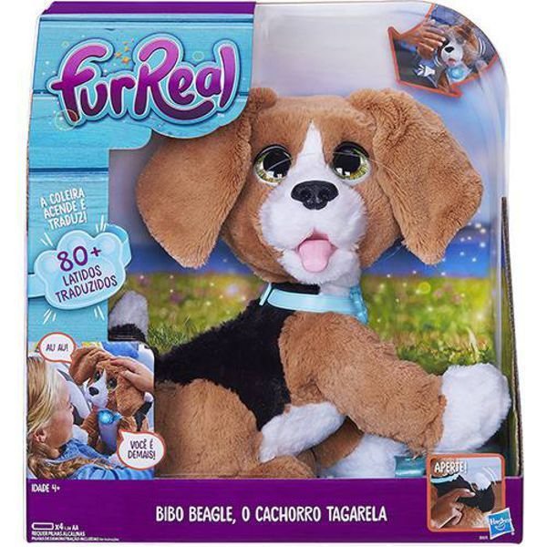 Pelúcia Furreal Friends Bibo Beagle: o Cachorro Tagarela Hasbro