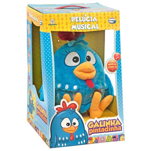 Tudo sobre 'Pelúcia Galinha Pitadinha Musical Multibrink'