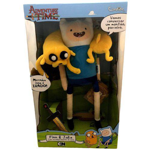 Pelúcia Interativa Finn e Jake Hora de Aventura - Candide