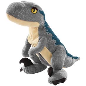 Pelúcia - Jurassic World 2 - Ovo Plush Reversível - Velociraptor Blue - Mattel Mattel