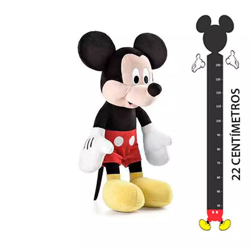 Pelucia Mickey Disney C Som 22cm Oficial Br867