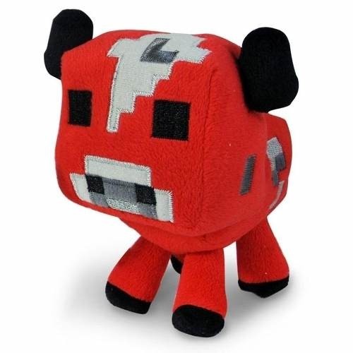 Pelucia Minecraft Baby Mooshroom - Multikids