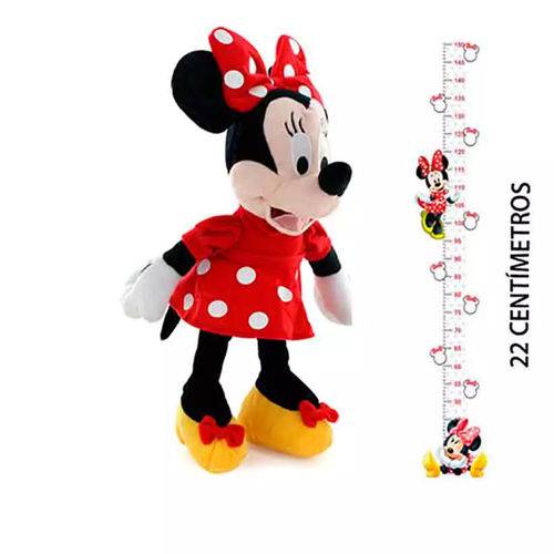 Pelucia Minnie Disney C Som 22cm Oficial Br868