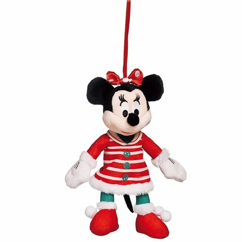 Pelúcia Minnie Natal 15 Cm - Disney