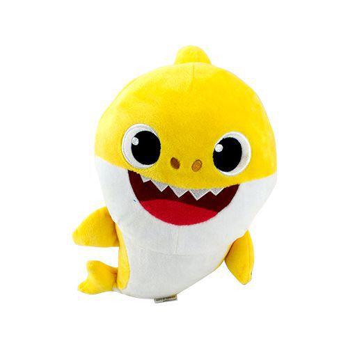 Pelúcia Musical Baby Shark 30cm Amarelo - Sunny