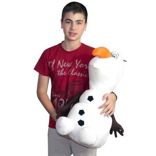 Tudo sobre 'Pelúcia Olaf 70 Cm - Long Jump Neve Presente Frozen Criança Infantil Anti Alérgica'