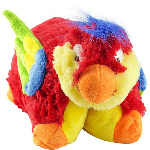 Pelúcia Pillow Pets Arara Tropical Parrot - DTC