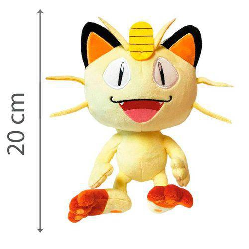 Pelucia Pokemon Meowth 20 Cm 4848 Dtc