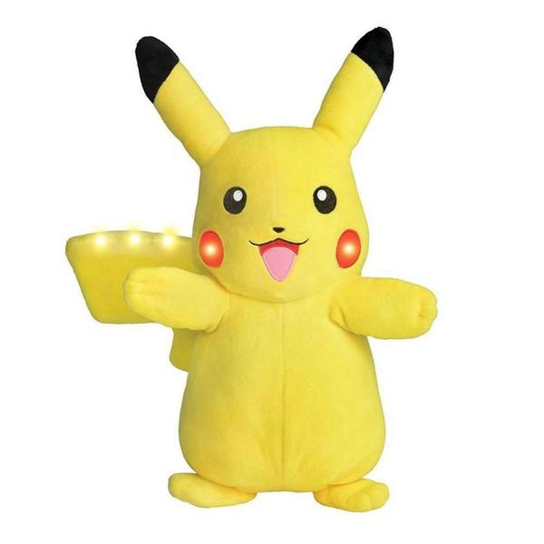 Pelúcia Pokémon - Pikachu - Power Action - com Luz e Som - Dtc