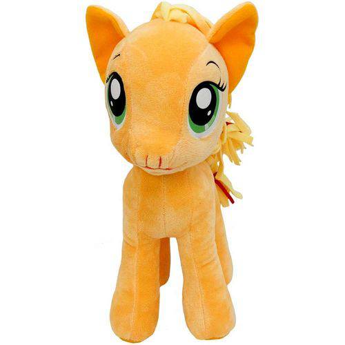 Tudo sobre 'Pelúcia Pônei Applejack My Little Pony Laranja - Bbr Toys'