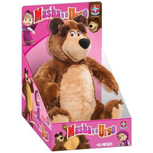 Pelucia Urso Masha e o Urso - Estrela