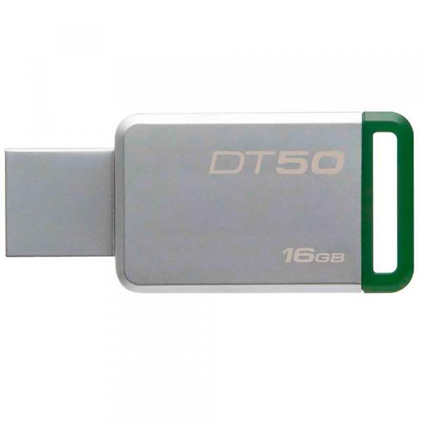 Pen Drive 16Gb DT50/16Gb USB 3.1 Datatraveler 50 METAL VERDE Kingston