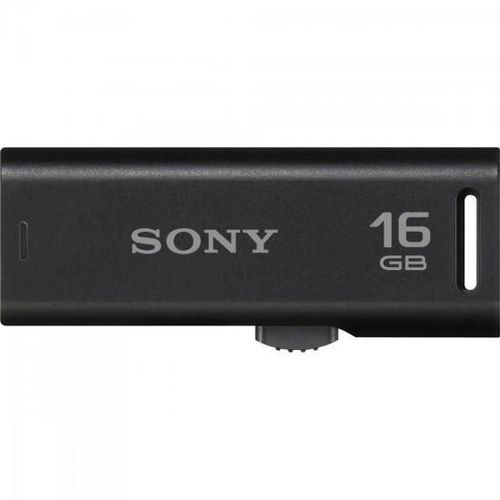 Pen Drive 16gb Flash Usm16gr/bm Usb 2.0 Retrátil Preto Sony